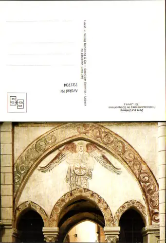 731704 Dom zum Limburg Freskoausmalung im Südquerhaus Detailansicht