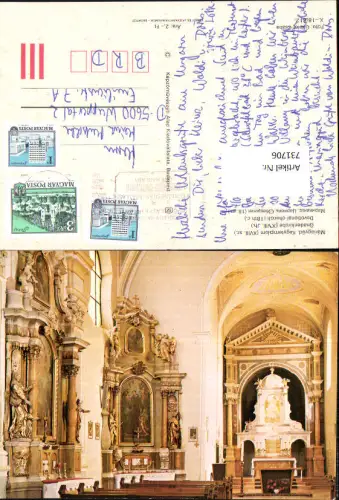 731706 Siklos Sieglos Mariagyüd Kegytemplom Gnadenkirche Inneres Hungary