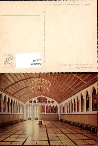 731707 Frankfurt a. Main Kaisersaal im Römer Rathaus Luster Interieur