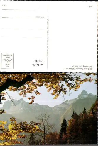 731716 Blick auf Kratzer u. Trettachspitze Einödsbach Oberstdorf