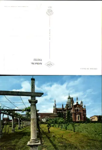 731722 Foto AK Pavia Klosteranlage Certosa di Pavia Italy