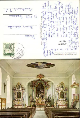 731739 Bad Peterstal Schwarzwald Katholische Kirche Inneres Altar