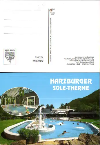 731745 Mehrbild AK Bad Harzburg Harzburger Sole-Therme Schwimmbad