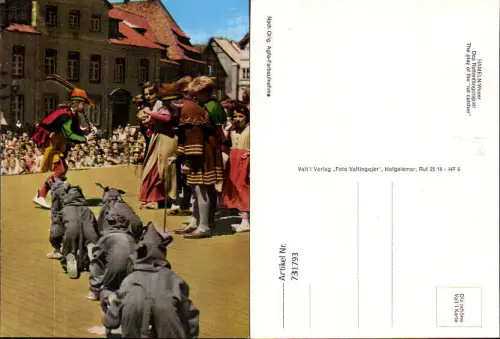 731793 Hameln a. d. Weser Das Rattenfängerspiel Theater Sage Rattenfänger von Hameln