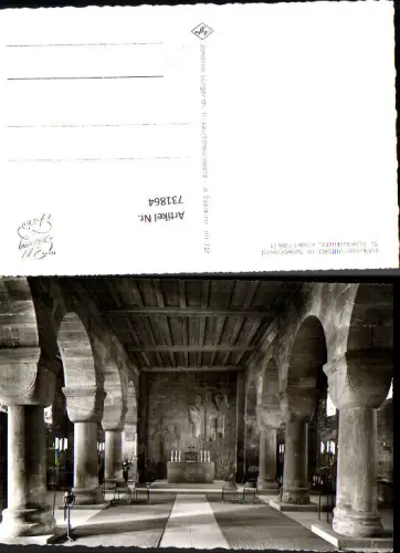 731864 Foto AK Hirsau im Schwarzwald St Aureliuskirche Inneres