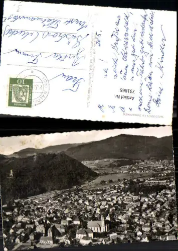 731865 Foto AK Waldkirch im Schwarzwald Ansicht mit Kirche