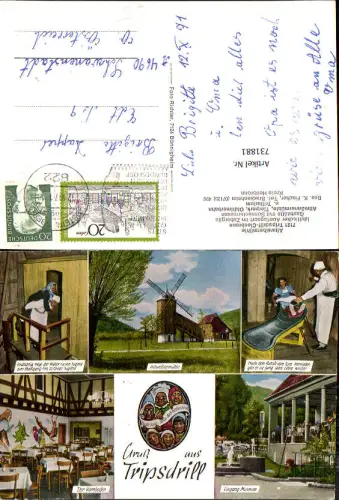 731881 Mehrbild AK Tripsdrill-Cleebronn Treffentrill Cleebronn Altweibermühle Museum Kornboden Rutsche