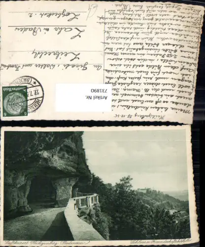 731890 Heiligenberg a. Bodensee Schloss u. Freundschaftshöhle