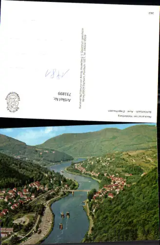 731899 Neckartal b. Heidelberg Schlierbach Aue Ziegelhausen Panorama