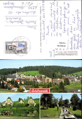 731905 Mehrbild AK Schönwald Schwarzwald Minigolf Skisprungschanze