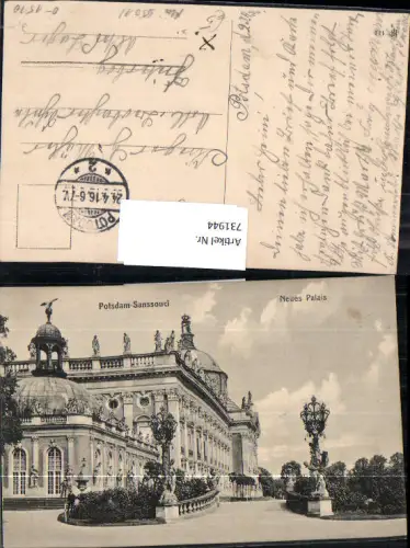731944 Potsdam Sanssouci Neues Palais