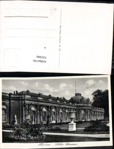 731946 Potsdam Schloss Sanssouci