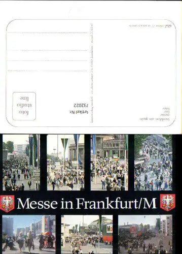 732022 Mehrbild AK Frankfurt a. Main Messe Ansichten