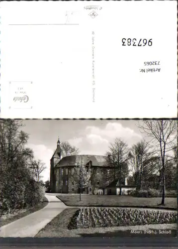 732065 Foto AK Moers Nordrhein-Westfalen Schloss