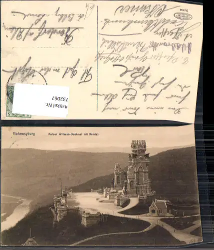 732067 Hohensyburg Kaiser-Wilhelm-Denkmal mit Ruhrtal