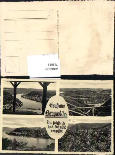 732075 Mehrbild AK Boppard a. Rhein Ansichten Spruch Text