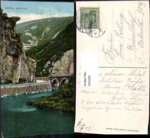 732103 Ahrtal Bunte Kuh Walporzheim Felsen Gesteinsformation