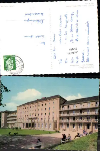732181 Friedrichroda Thüringen FDGB Erholungsheim Walter Ulbricht LK Gotha