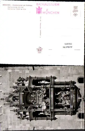 732215 Foto AK München Glockenspiel am Rathaus