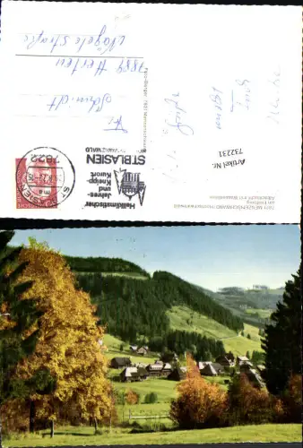 732231 Menzenschwand Hochschwarzwald am Feldberg Albschlucht Wasserfällen St. Blasien LK Breisgau-Hochschwarzwald