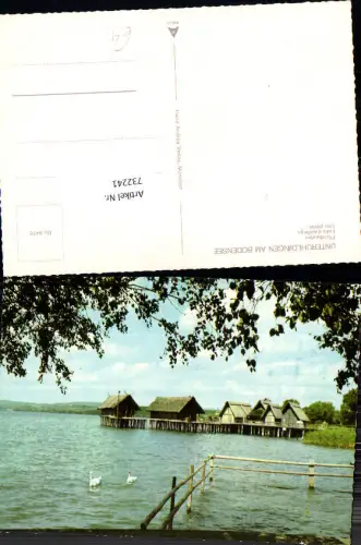 732241 Unteruhldingen am Bodensee Pfahlbauten LK Bodenseekreis