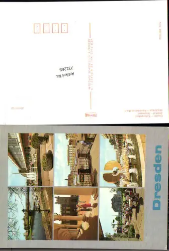 732268 Mehrbild AK Dresden Elbufer Kulturpalast Stallhof Neumarkt Blockhaus