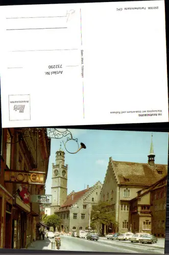 732290 Ravensburg Marienplatz mit Blaserturm und Rathaus Bez. Ravensburg