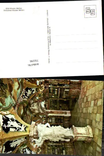 732296 Kloster Metten Bibliothek LK Deggendorf