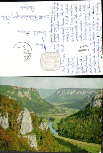 732319 Donaudurchbruch bei Beuron mit Schloss Werenwag