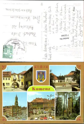 732344 Mehrbild AK Kamenz Kamjenc Klostertor Lessingmuseum Rathaus LK Bautzen