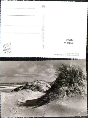 732382 Foto AK Nordseeheilbad St. Peter-Ording Dünen und Strand Nordfriesland