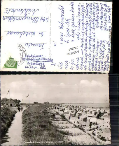 732384 Ostseebad Hohwacht Strandpromenade Plön Strandleben