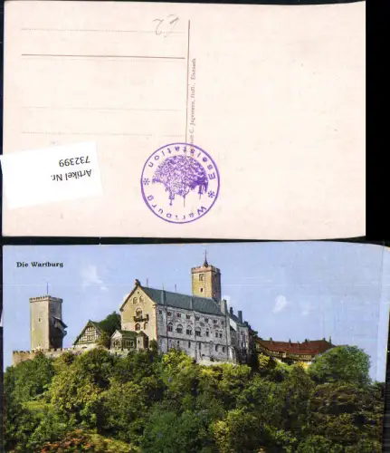 732399 Eisenach Die Wartburg Eisenach LK Wartburgkreis