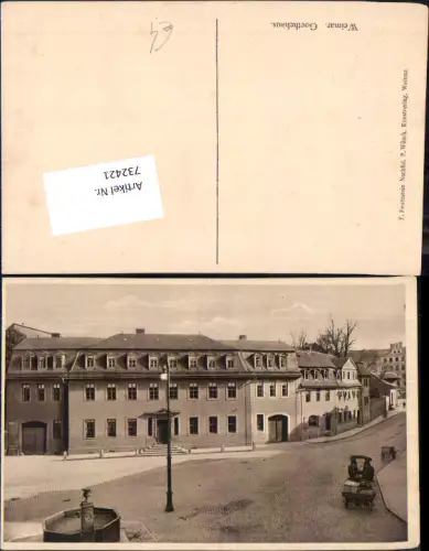 732421 Weimar Goethehaus Bez. Weimar
