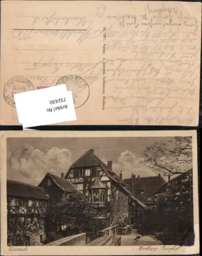 732430 Eisenach Wartburg Burghof Wartburgkreis