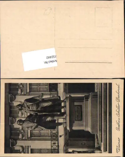 732442 Weimar Goethe Schiller Denkmal LK Weimar