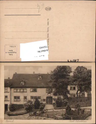 732443 Eisenach Bachs Geburtshaus Echte Kupfertiefdruck-Karte