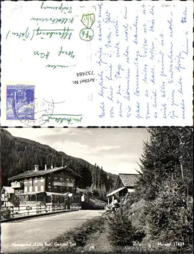 732484 Alpengasthof Kühle Rast bei Gerlos in Tirol Zillertal Bez. Schwaz Gerlostal
