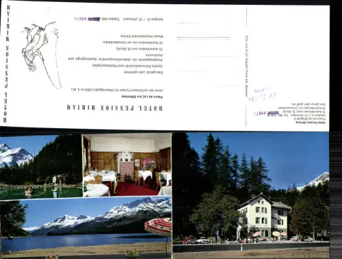 732589 Plaun da Lej Silsersee Sils Oberengadin St. Moritz Hotel Miriam Engadin Graubünden