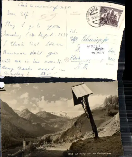 732614 Grossglockner Hochalpenstraße Heiligenblut Kreuz Marterl Wegkreuz Tolle Ansicht