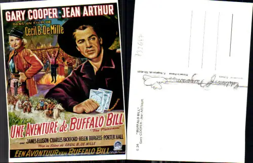 732647 Buffalo Bill Gary Cooper Jean Arthur Cecil B. De Mile Film