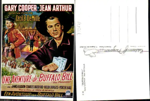 732649 Buffalo Bill Gary Cooper Jean Arthur Cecil B. De Mile Film