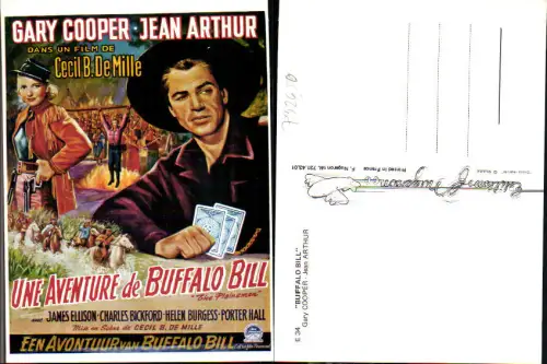 732650 Buffalo Bill Gary Cooper Jean Arthur Cecil B. De Mile Film