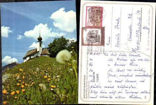 732668 Gaschurn im Montafon Kapelle Maria Schnee