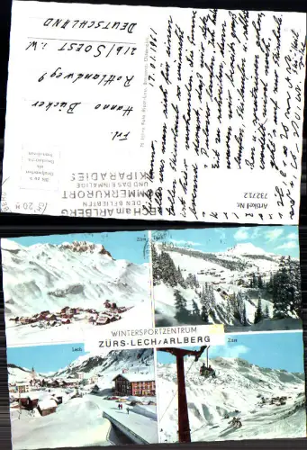 732712 Mehrbild AK Zürs Lech am Arlberg Winteransichten