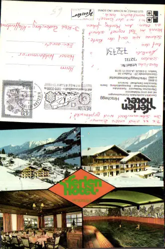 732731 Mehrbild AK Hirschegg Kleinwalsertal Winteransicht Ferienhotel Hallenbad