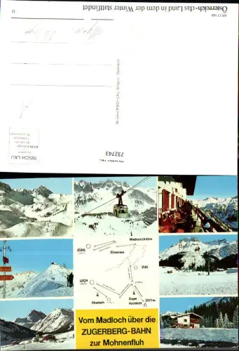 732743 Mehrbild AK Zugerberg-Bahn Mohnenfluh Lech a. Arlberg Seilbahn Gondel