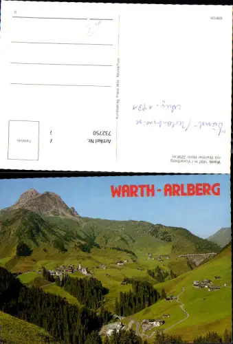732750 Warth mit Warther Horn Ansicht
