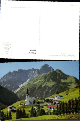 732754 Hirschegg Kleines Walsertal mit Widderstein