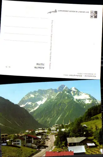 732758 Kleinwalsertal Mittelberg Tobel mit Widderstein